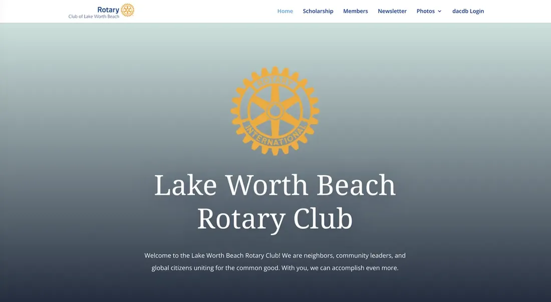 Rotary Club of Lake Worth Beach before